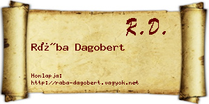 Rába Dagobert névjegykártya